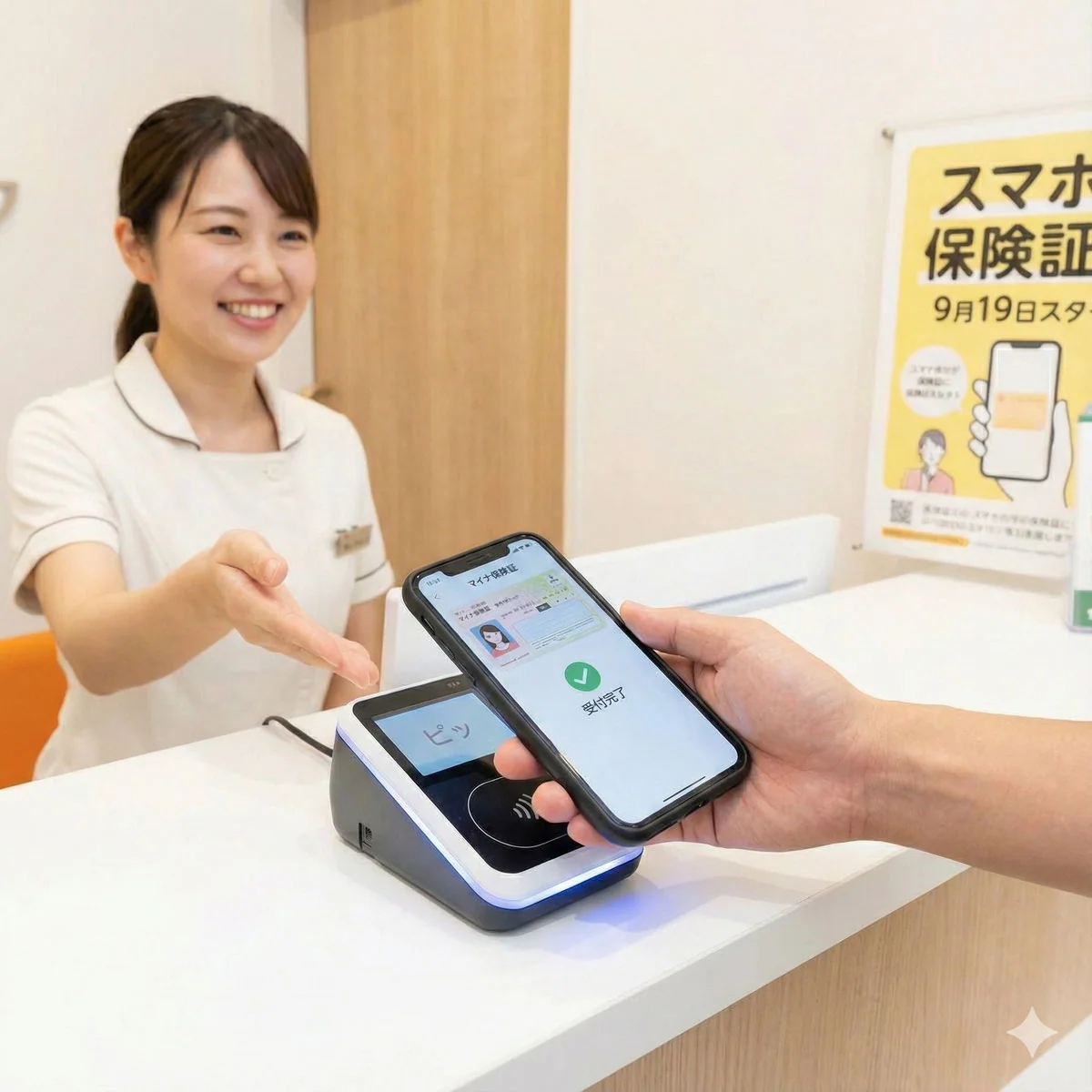 スマホのマイナ保険証とは?対応施設・事前設定・使い方を解説
